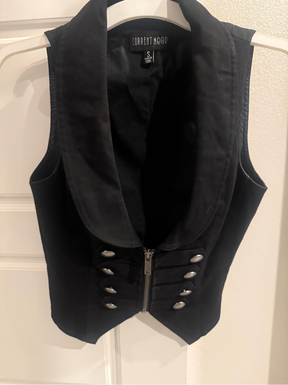 Current mood black emo rocker dollskill vest - Picture 2 of 3